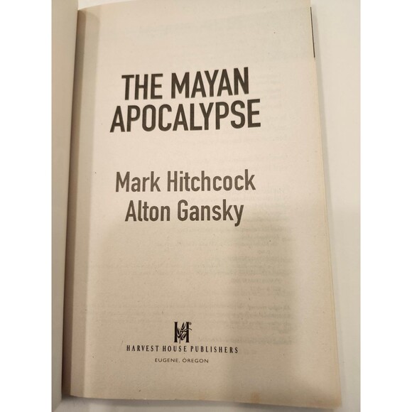 The Mayan Apocalypse Hitchcock Gansky 2010 Paperback Fiction Harvest House - Picture 5 of 16